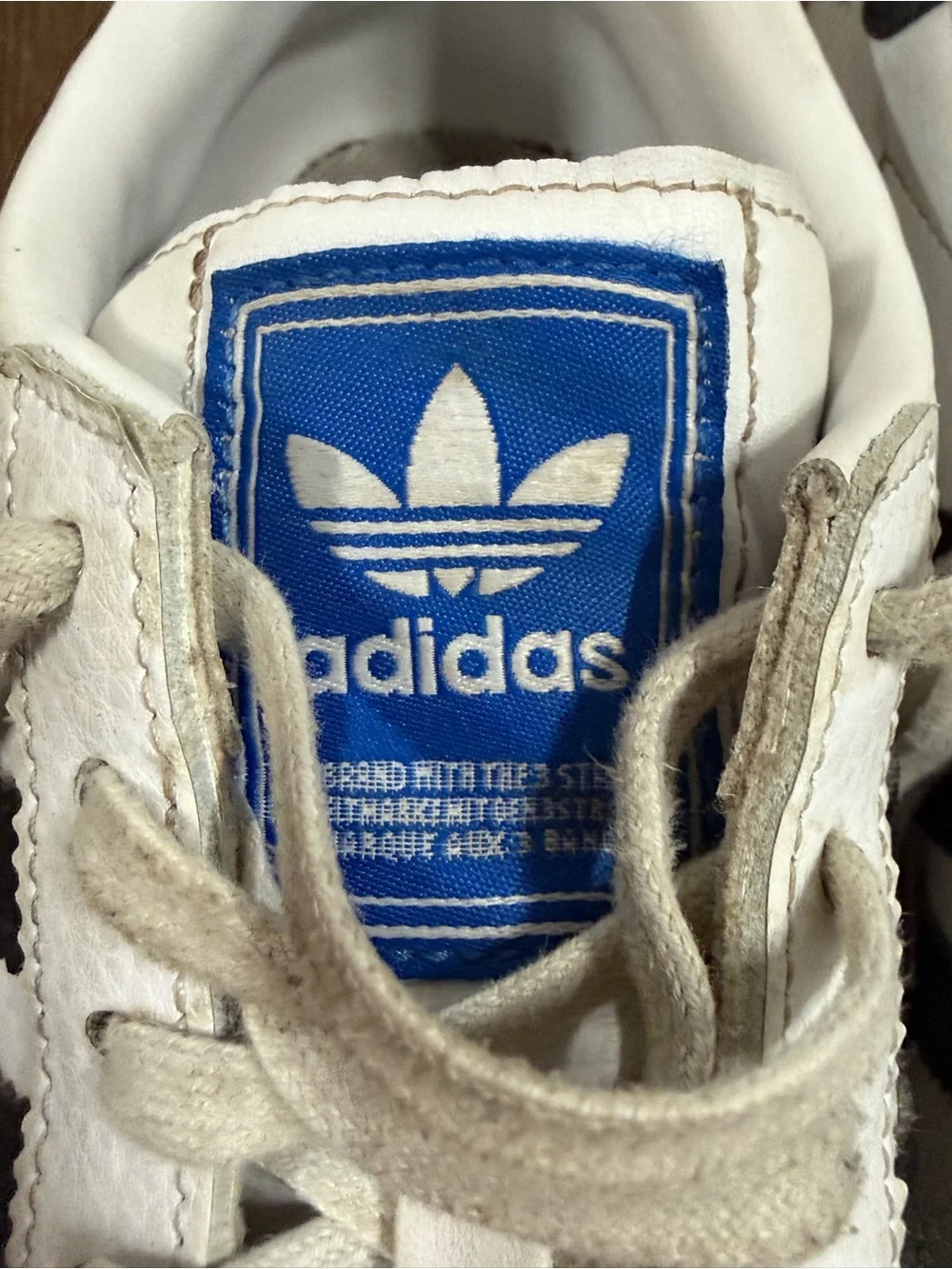 Adidas Men's White Samoa Sneakers